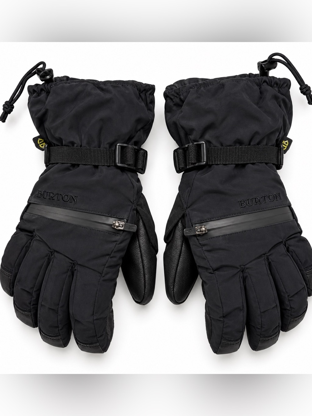 Burton Kids Vent Gloves Size L Black DRYRIDE Ski Snowboard Winter Gloves